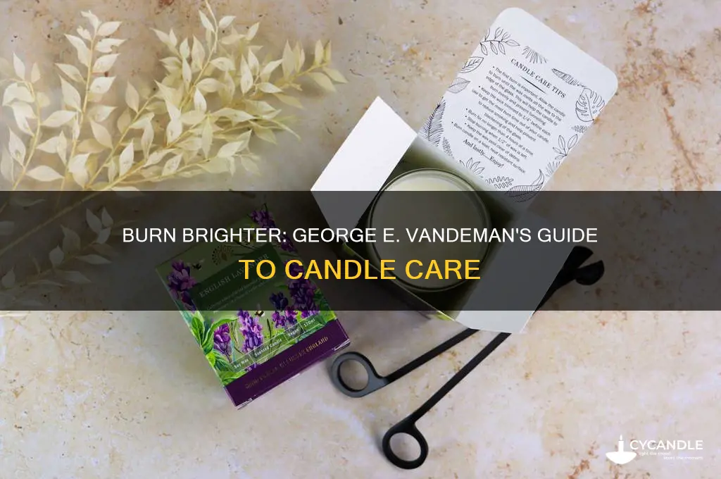 how to burn your candle by george e vandeman