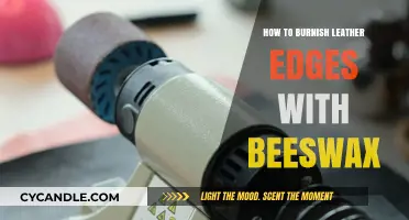 Mastering Leather Edge Burnishing: A Beeswax Technique Guide