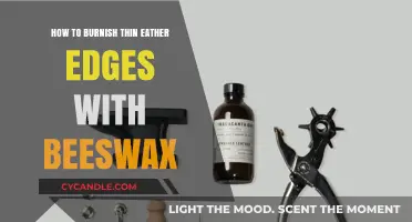 Burnishing Thin Leather Edges: A Beeswax Technique Guide