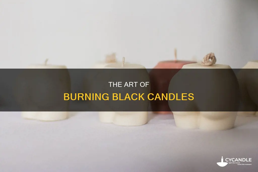 how to butt a black candle