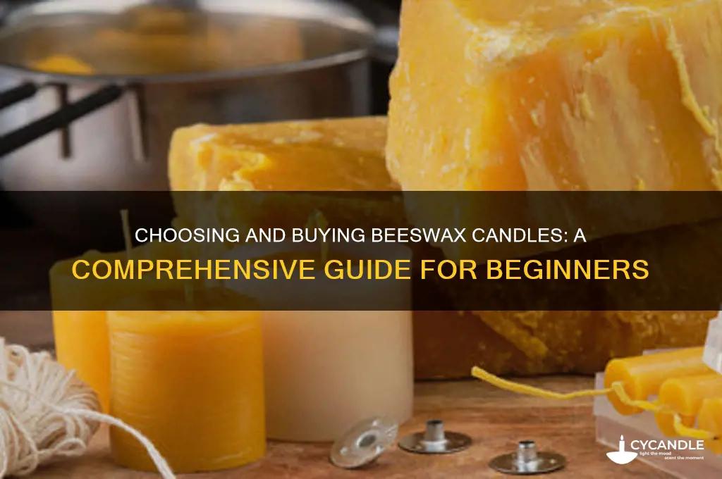 how to buy beeswax candles