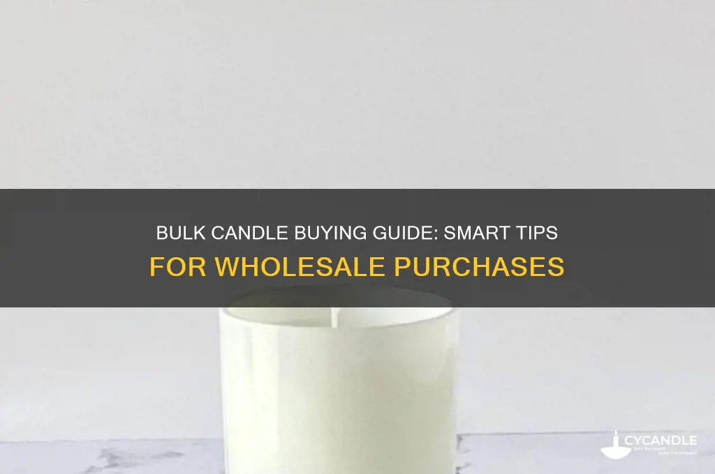 how to buy candles in bulk