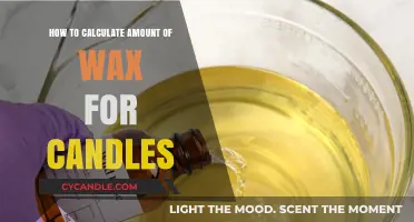Mastering Candle Making: Calculating the Perfect Wax Amount