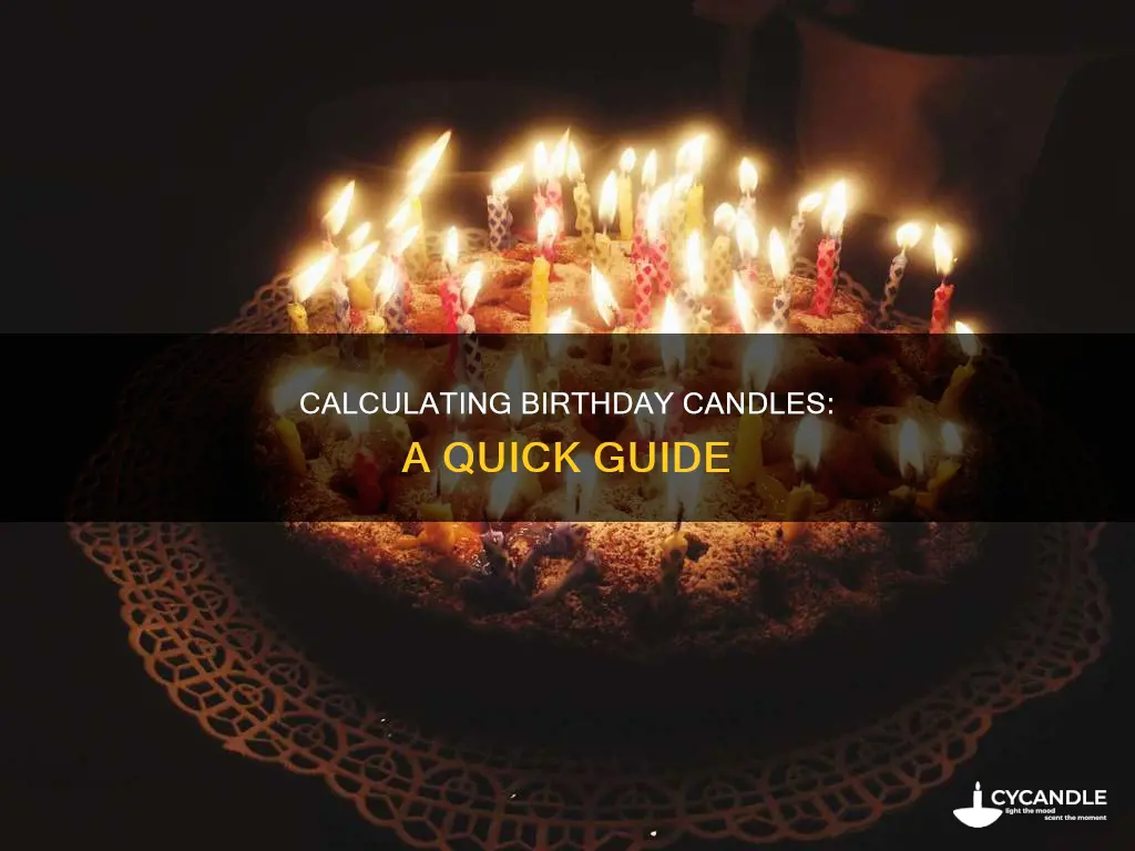 how to calculate birthday candle