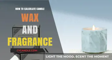 Mastering Candle Making: Calculating Wax and Fragrance Ratios