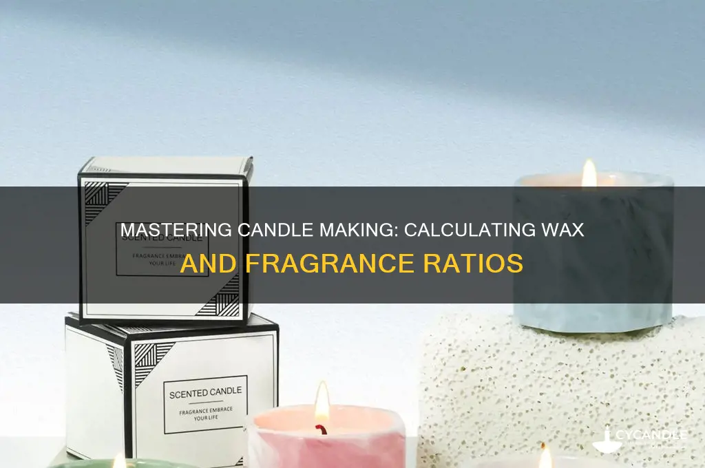 how to calculate candle wax and fragrance