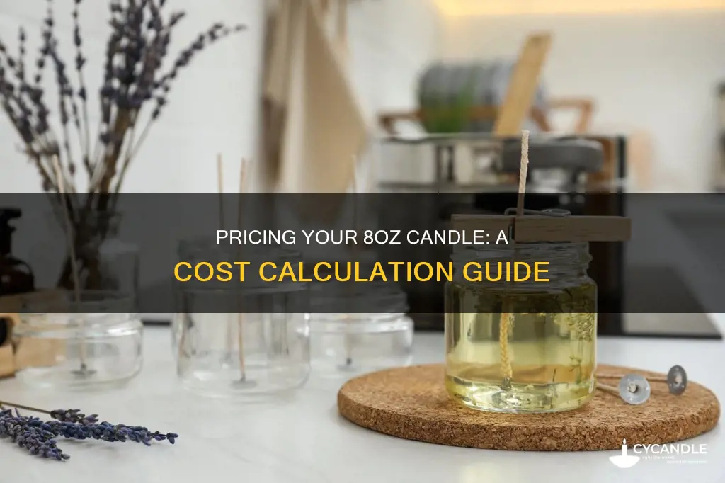 how to calculate cost 8oz candle