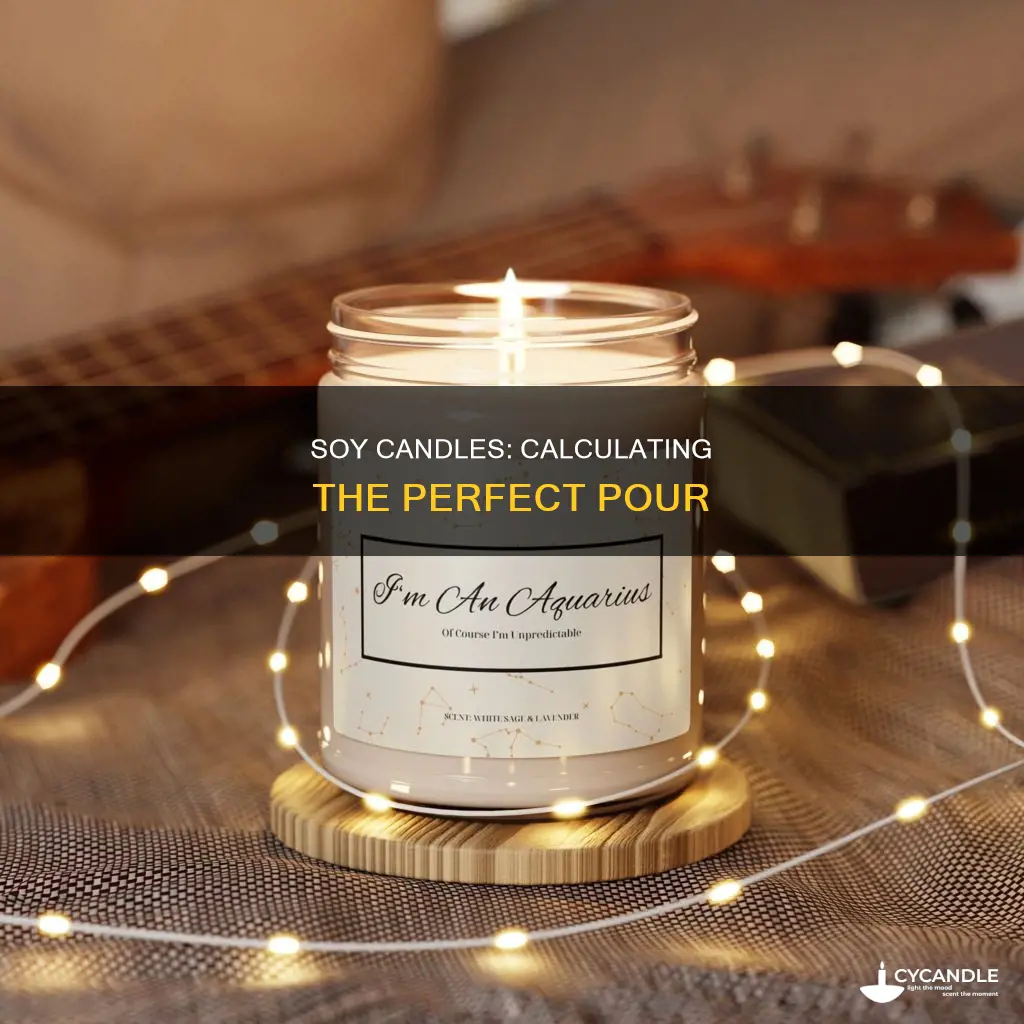 how to calculate for soy candle