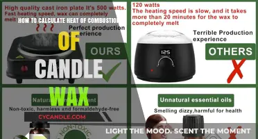 Calculating Candle Wax Combustion Heat: A Step-by-Step Guide