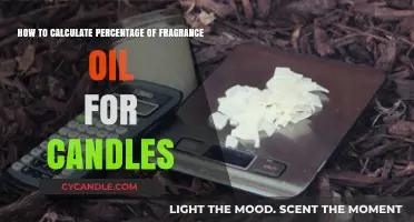 The Art of Scented Candles: Calculating Fragrance Oil Percentage