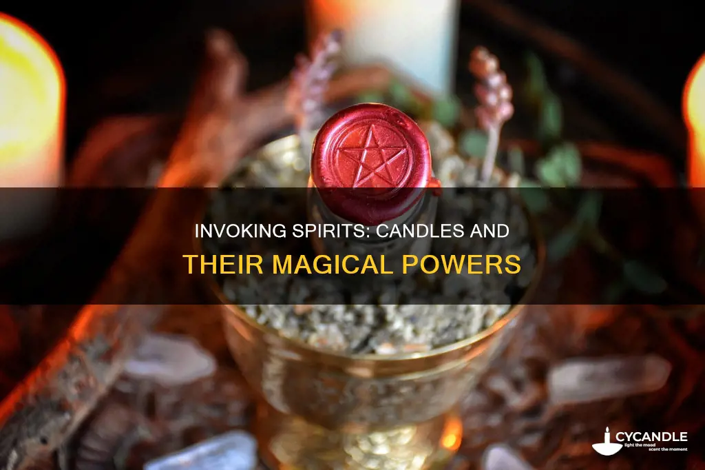 how to call a spirit with candles