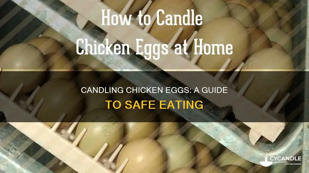 how to candle chicken eggs for eating