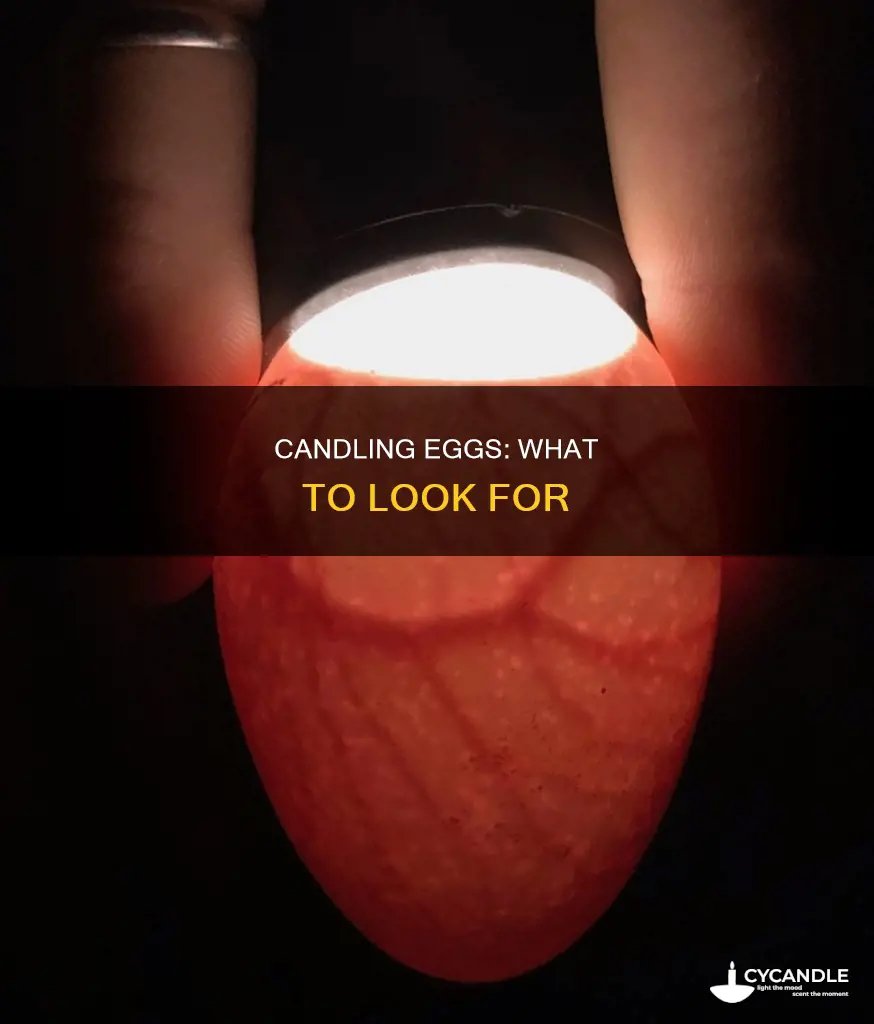 how to candle eggs and what to look for