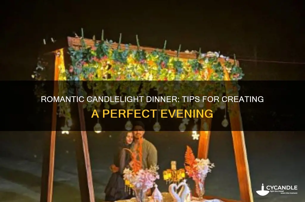how to candle light dinner