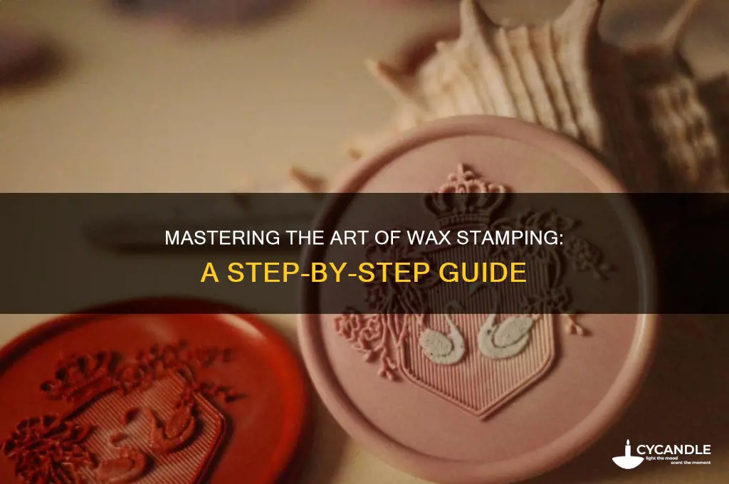 how to candle wax stamp