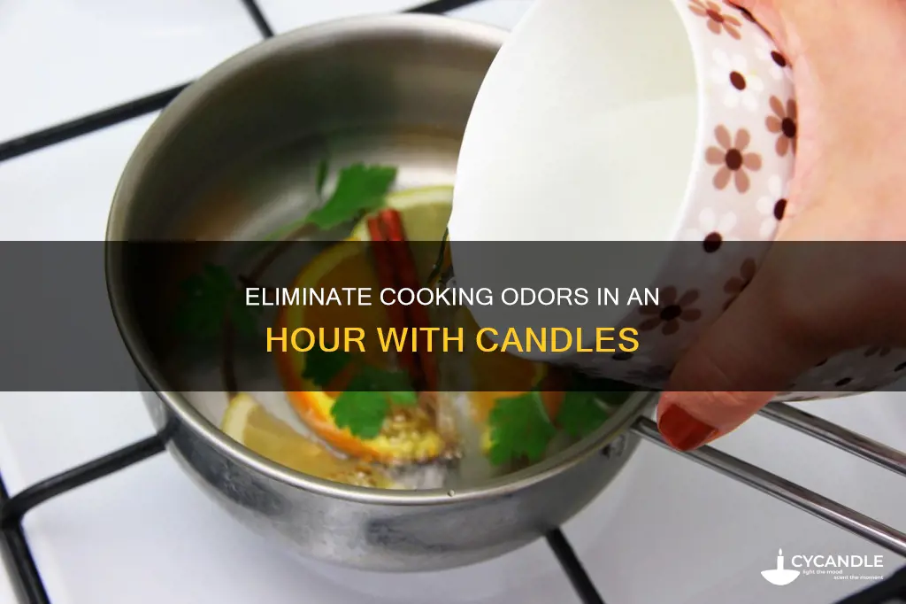 how to candles cooking odor hour