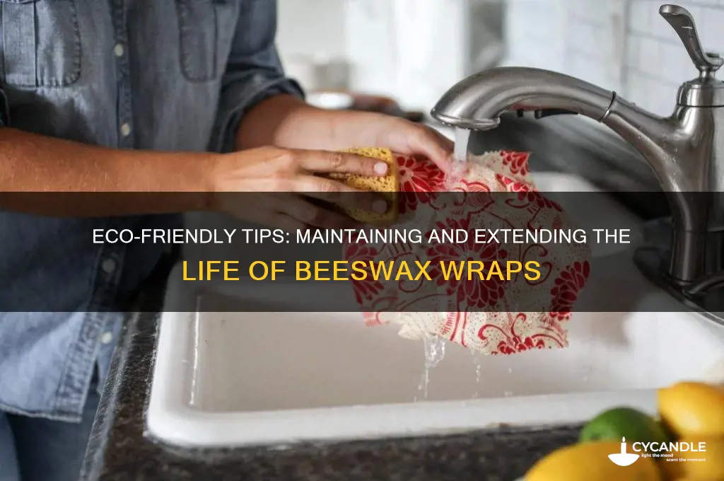 how to care for beeswax wraps