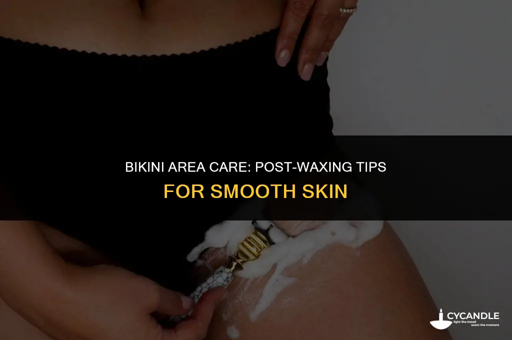 how to care for bikini area after waxing