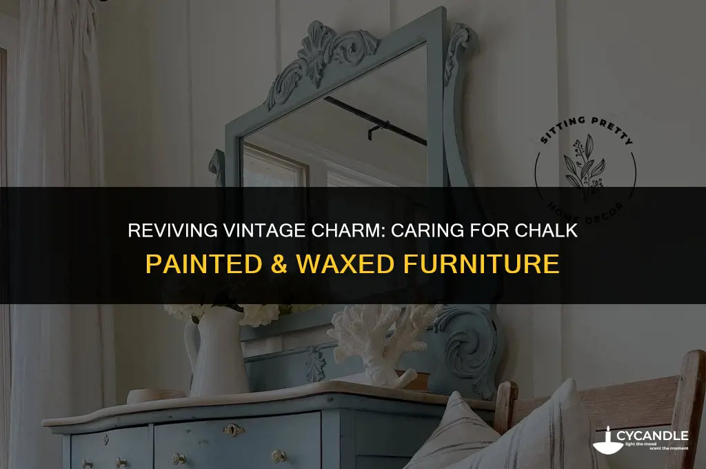 how to care for chalk painted and waxed furniture