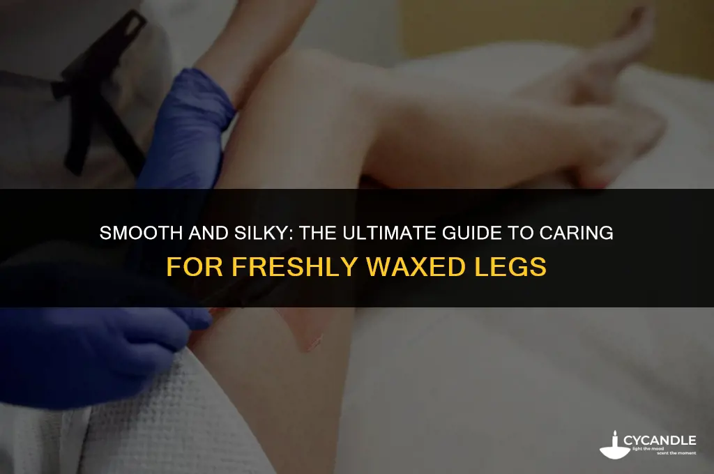 how to care for freshly waxed legs