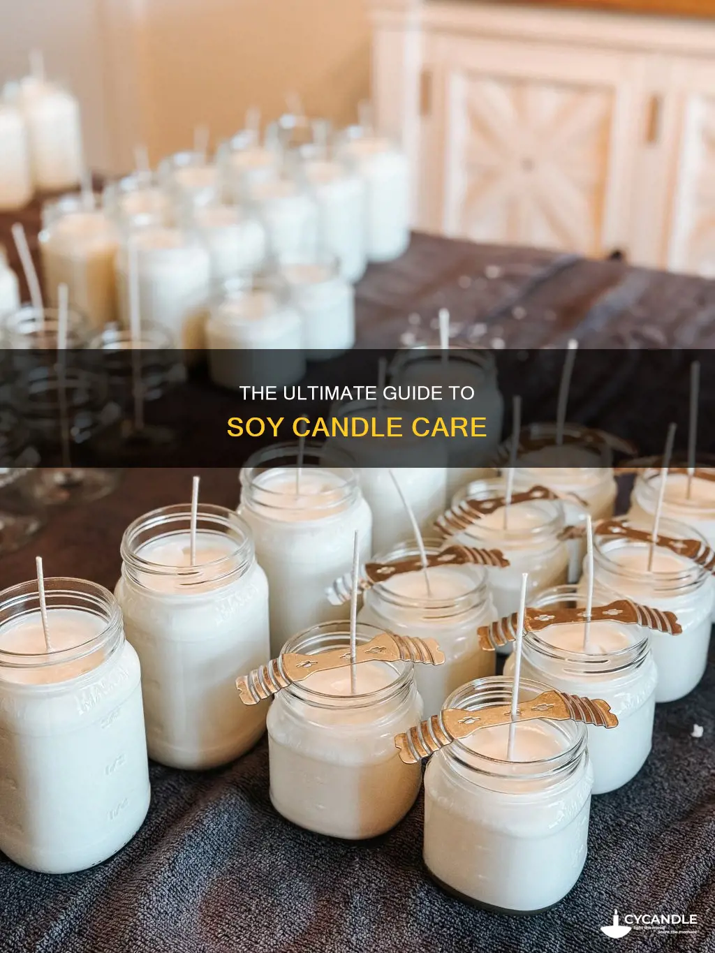 how to care for soy candles