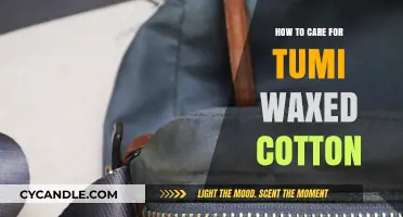 Nurturing Your Tumi Waxed Cotton: A Comprehensive Care Guide