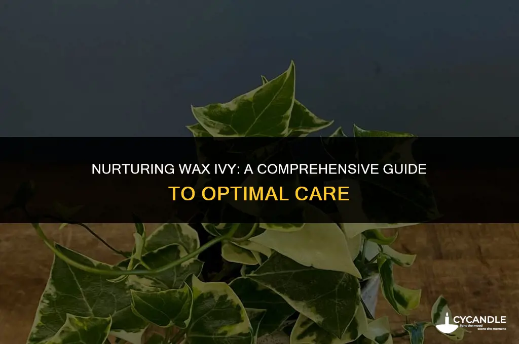 how to care for wax ivy