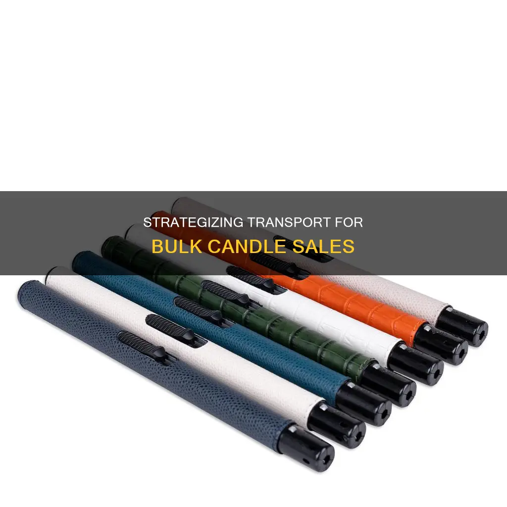 how to carry my bulk candles to sell