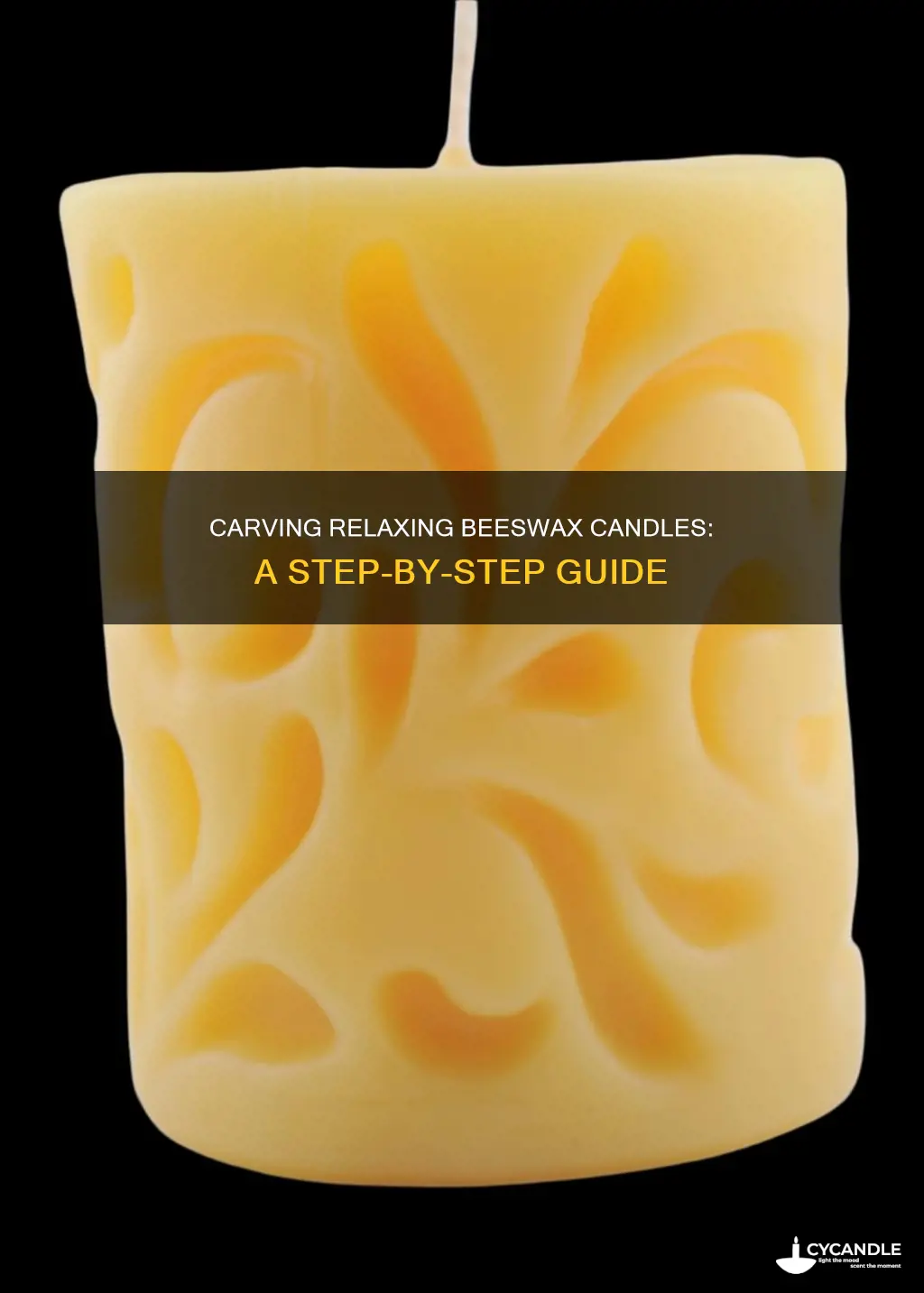 how to carve beeswax candles