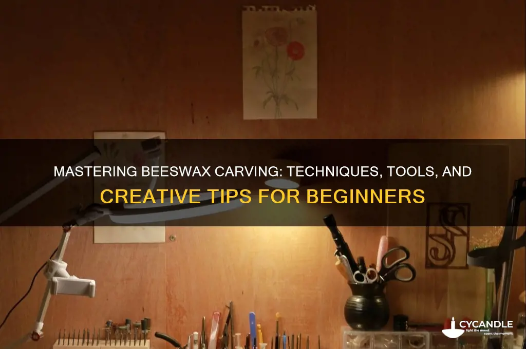 how to carve beeswax