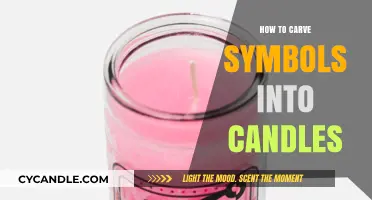 Carving Symbols onto Candles: A Step-by-Step Guide