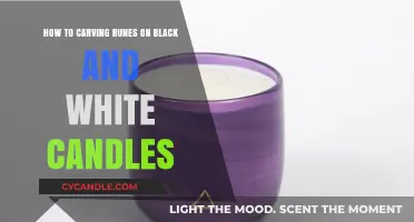 Carving Runes: Black and White Candle Magic