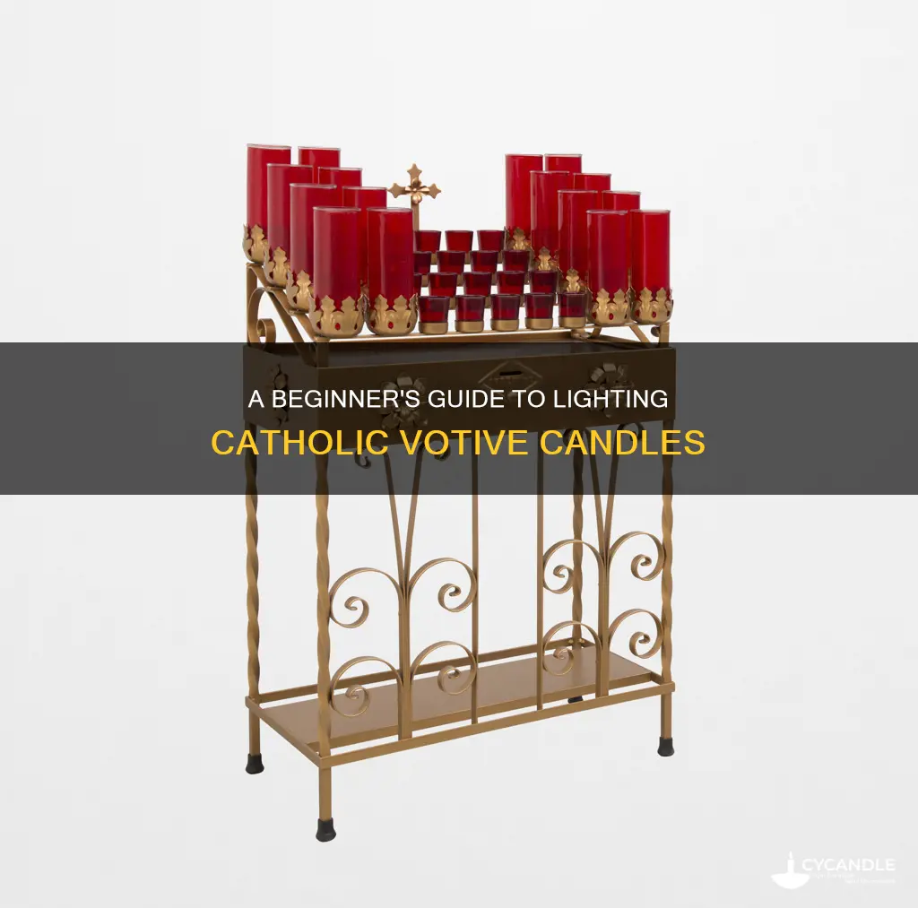 how to catholic votive candle