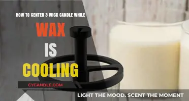 Perfectly Centered 3-Wick Candles: Cooling Wax Tips and Tricks