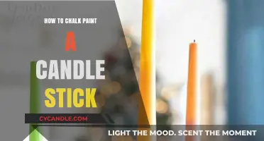 Transforming Candlesticks with Chalk Paint