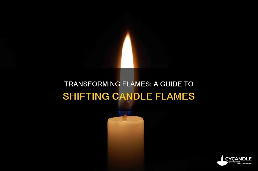 how to change a candle flame from one to another