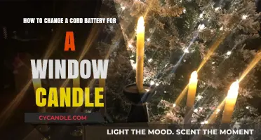 Switching Cord Candles to Battery-Powered: A Quick Guide