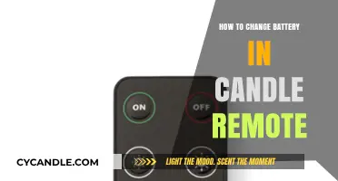 Changing Batteries in Your Candle Remote: A Quick Guide