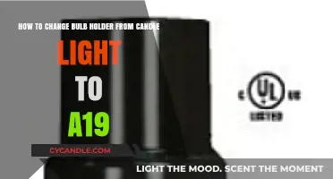 Upgrade Your Lighting: Convert Candle Bulb Holder to A19 Easily
