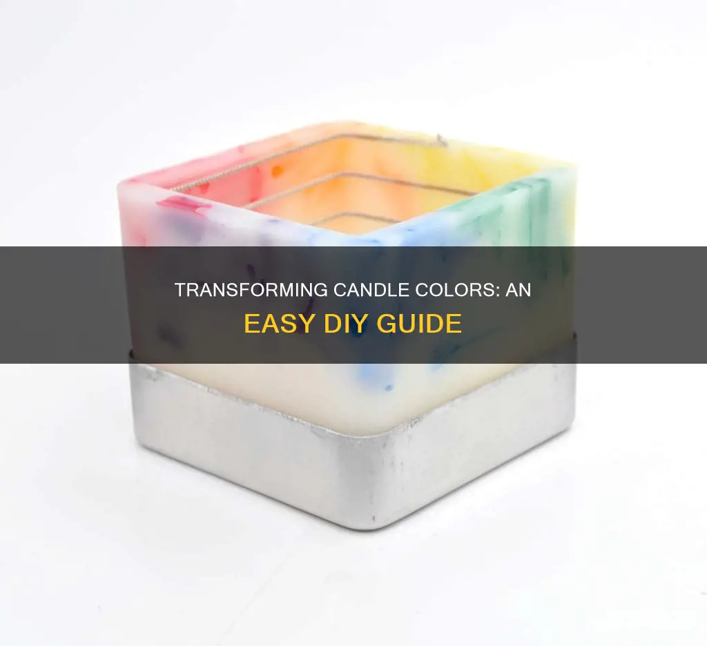 how to change candle color
