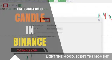 Switching Views: Binance Line to Candle Chart Options