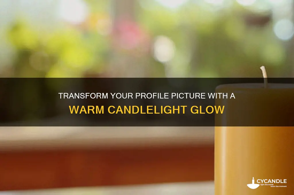 how to change profile picture to candle light