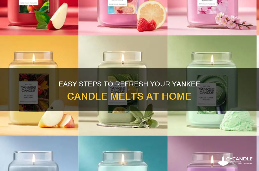 how to change yankee candle melts