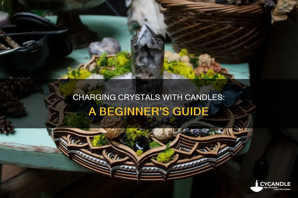 how to charge crystals with candles