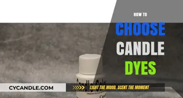 Candle Dyes: Choosing the Right Colors for Your Candles