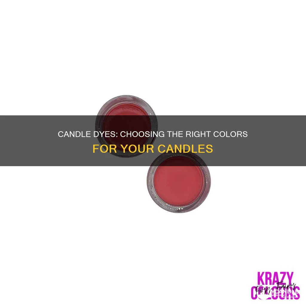 how to choose candle dyes