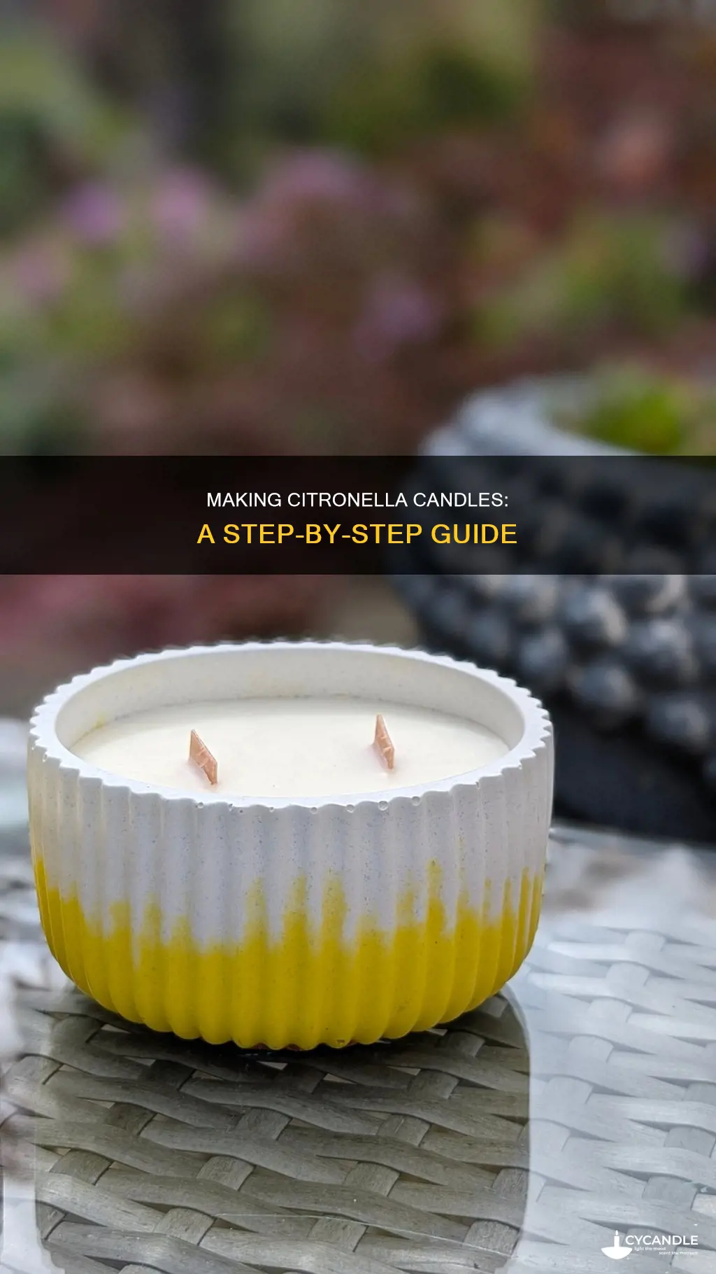 how to citronella candles