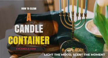 Effective Ways to Clean Your Candle Container