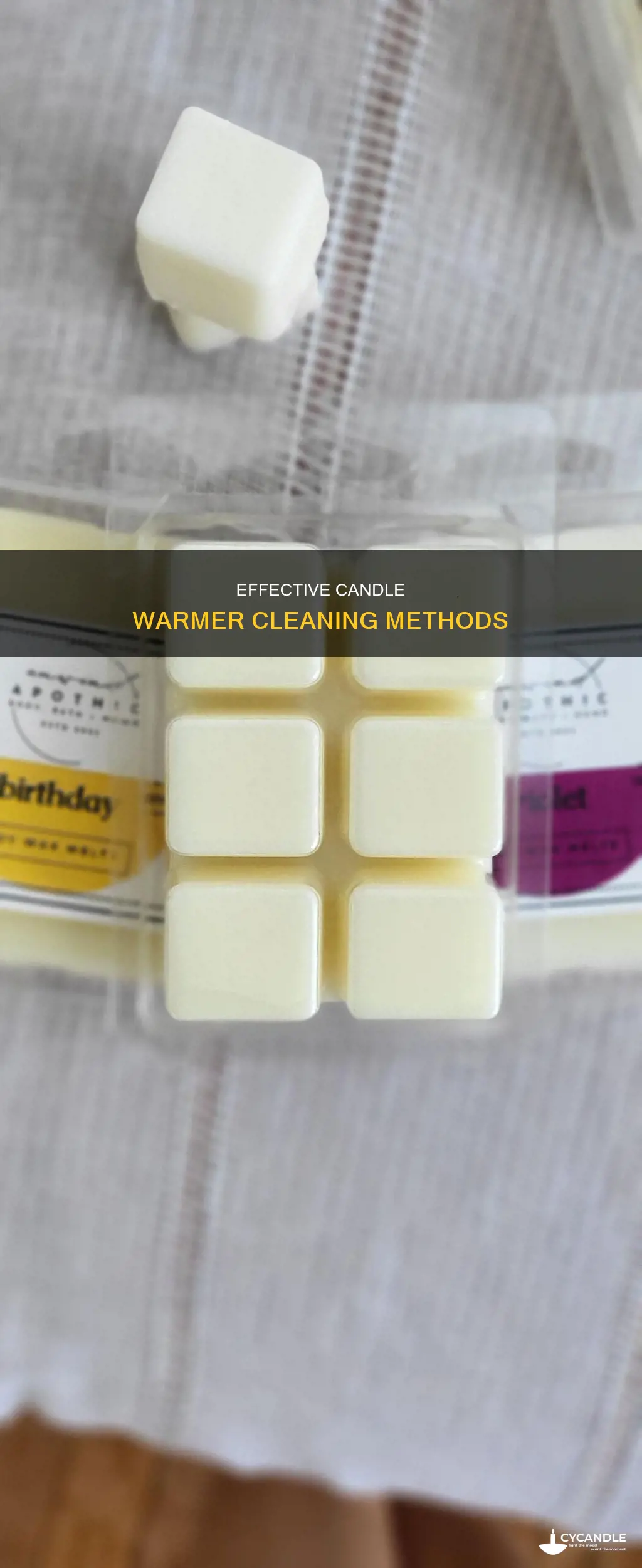 how to clean a candle warmer