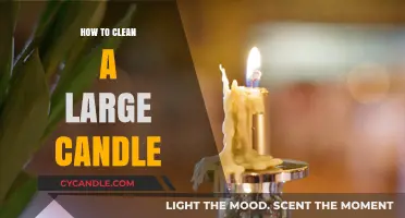 Effective Ways to Clean Large Candles at Home
